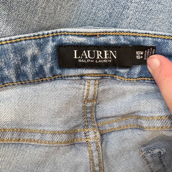 Lauren Ralph Lauren High-Rise Skinny Ankle Jean - 16W - Picture 3 of 9